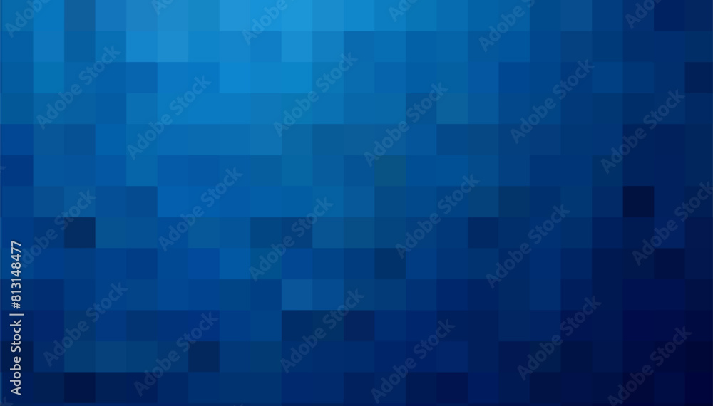 Gradient blue background. Geometric texture of light-dark blue squares. The substrate for branding, calendar, postcard, screensaver, poster, cover. A place for your design or text. Vector illustration Gradient blue background. Geometric texture of light-dark blue squares. The substrate for branding, calendar, postcard, screensaver, poster, cover. A place for your design or text. Vector illustration