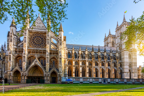 Westminster Abbey in centre of London, UK