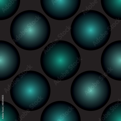 Seamless Colorful Polka dots background Pattern.