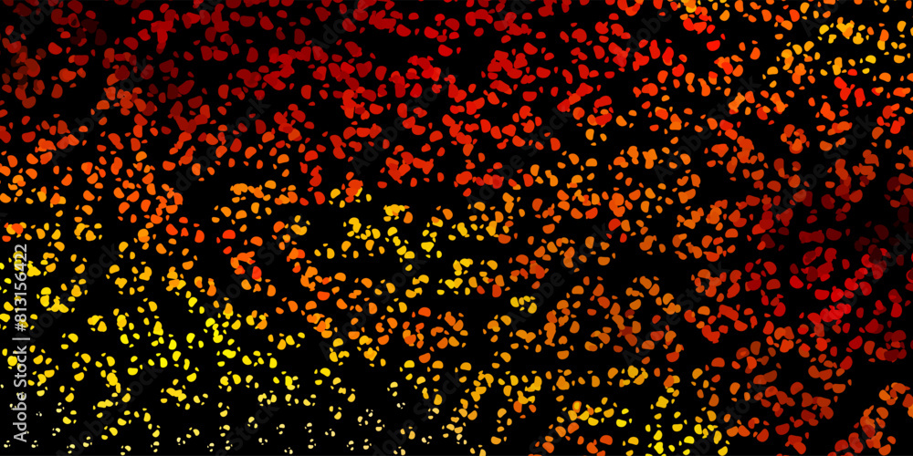 Dark orange vector background with random forms. Dark orange vector background with random forms.