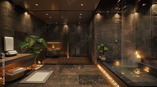 Experience The Tranquility Of A Washroom, A Sanctuary For Relaxation And Rejuvenation