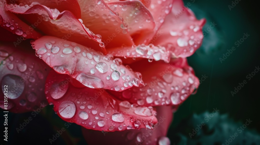 A close-up of raindrops cascading down the delicate petals of a blooming flower, reflecting the purity and resilience of nature. A close-up of raindrops cascading down the delicate petals of a blooming flower, reflecting the purity and resilience of nature.
