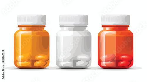 Plastic blank medical containers for pills and drug