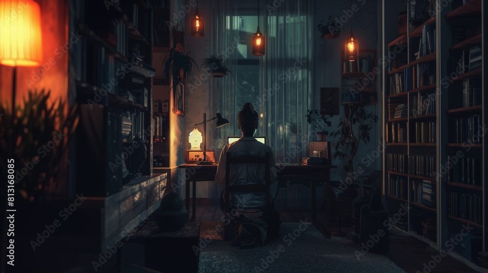 Buddha studying Buddhism at home Buddha studying Buddhism at home