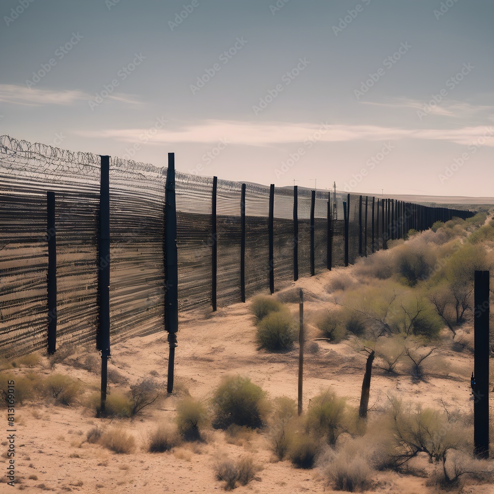 Obraz premium immigration reform border patrol rural community law enforcement