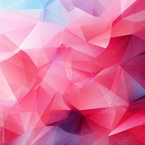 pink geometric abstract background design