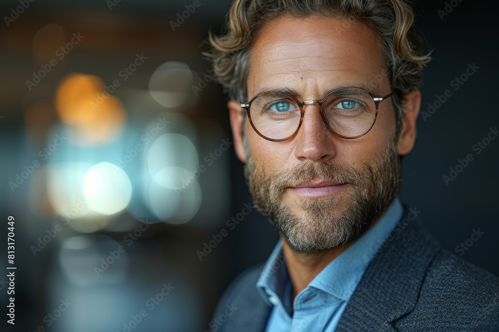 A headshot capturing the confidence and assertiveness of a decisive business professional. Concept of assertive leadership and decision-making. Generative Ai. A headshot capturing the confidence and assertiveness of a decisive business professional. Concept of assertive leadership and decision-making. Generative Ai.