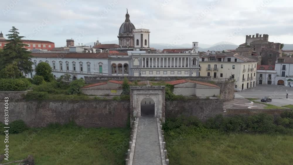 Panorama of the ancient city of Capua in Caserta, Italy Panorama of the ancient city of Capua in Caserta, Italy