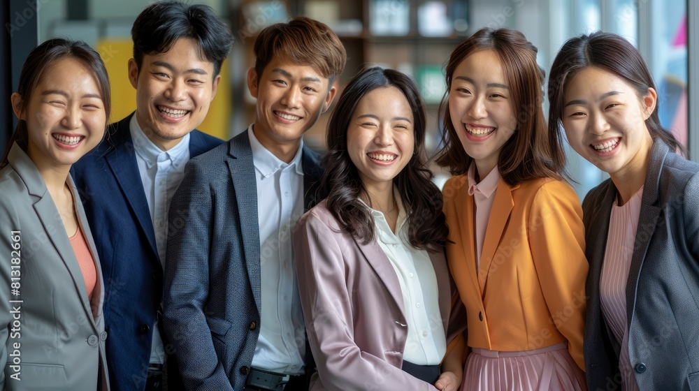 A Group Of Friendly And Happy Diverse Asian Businesspeople Enjoy Chatting, Fostering A Positive And Inclusive Work Culture A Group Of Friendly And Happy Diverse Asian Businesspeople Enjoy Chatting, Fostering A Positive And Inclusive Work Culture