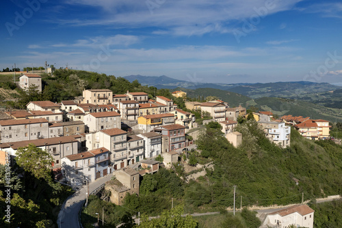 Cairano is a suggestive town and comune in Irpinia in the province of Avellino. Old town view photo