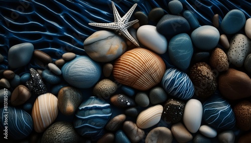 Generated image of sea shells