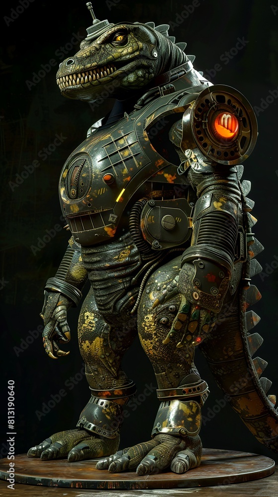 Arcade style retro toy model robot figure for kids