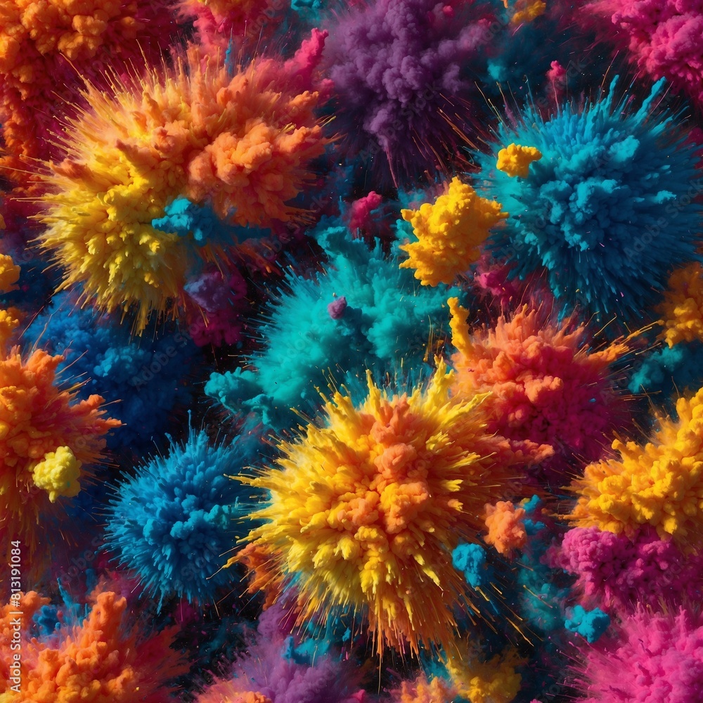 explosion of color| Generative AI