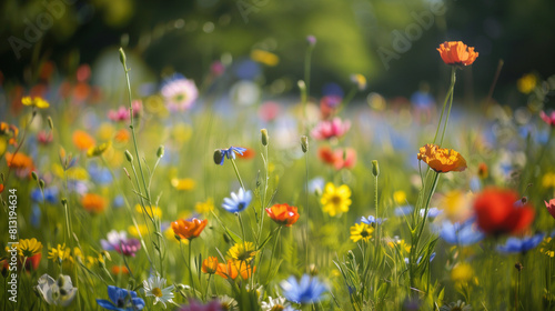 Colorful Wildflowers in a Meadow - Meadow Stock Videos & Royalty-Free Footage © Leah