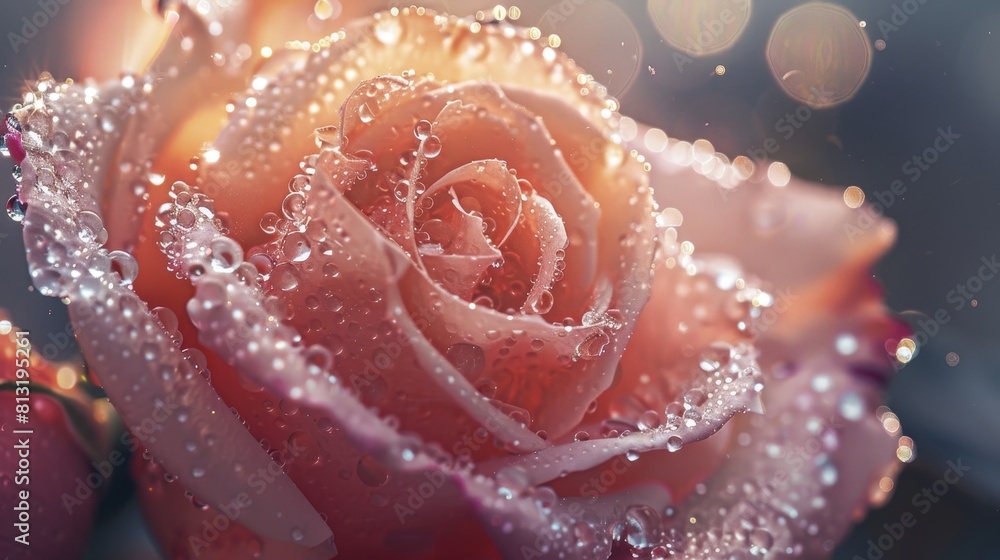 Sparkles shining diamonds covered rose wallpaper background Sparkles shining diamonds covered rose wallpaper background
