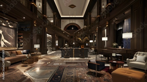 Step into the shoes of an interior designer as they use BIM software to visualize and optimize the layout of a luxury hotel, creating an immersive guest experience that exceeds expectations photo