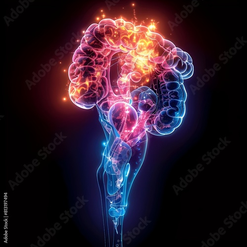 D of the Human Bladder A Vivid Depiction of the Urinary Pathway photo