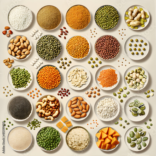 Comprehensive Visual Guide to Vegan Protein Sources