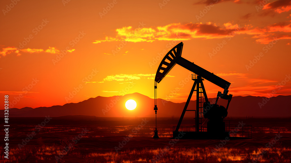 Over Oil Field with Pumpjacks Over Oil Field with Pumpjacks