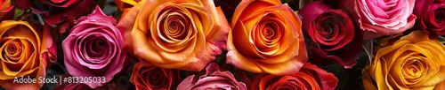 colorful roses 