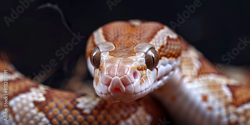 photo of cute baby boa constricter photo