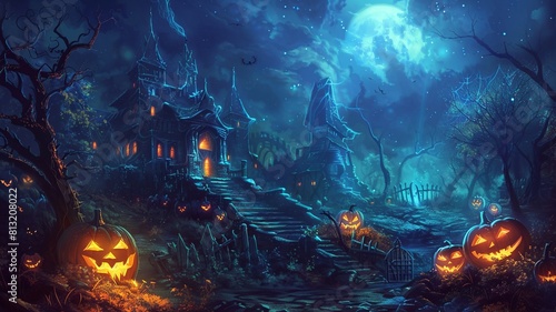 Send spooky greetings with our Halloween-themed card featuring a writable background. Personalize your message against a haunting backdrop for a memorable holiday gesture.