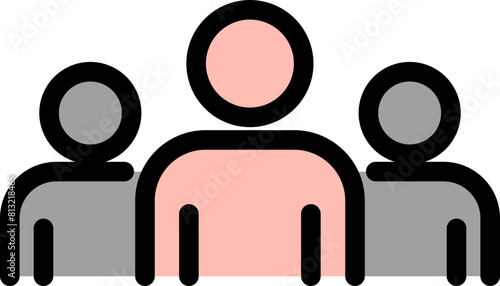 3人の人物アイコン