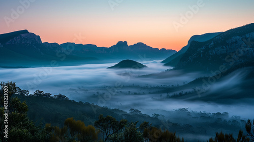 Sunrise Over the Blue Mountains