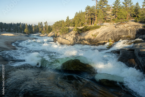 Rapids Below Falls Creek in Yosemite © kellyvandellen