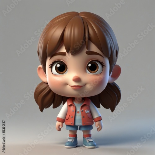 3D Girl Character