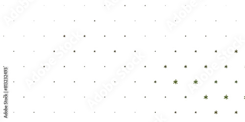 Light Green, Yellow vector backdrop with virus symbols.