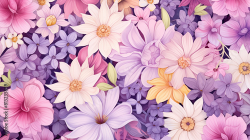 Flowers Image  Pattern Style  For Wallpaper  Desktop Background  Smartphone Cell Phone Case  Computer Screen  Cell Phone Screen  Smartphone Screen  16 9 Format - PNG