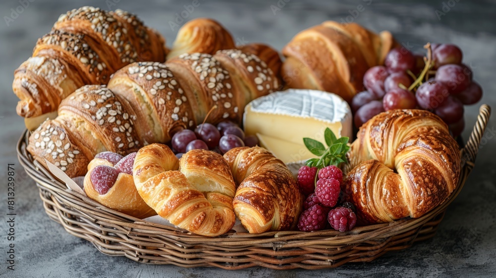 charcuterie breakfast spread, an artful arrangement of fresh pastries, creamy cheeses, and ripe fruits makes for a delightful morning feast charcuterie breakfast spread, an artful arrangement of fresh pastries, creamy cheeses, and ripe fruits makes for a delightful morning feast