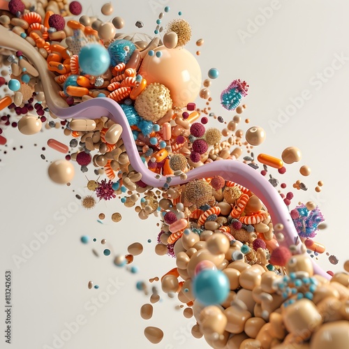 Visually Compelling Infographic Comparing Metabolic Impacts of Insulin Leptin and Ghrelin Hormones photo