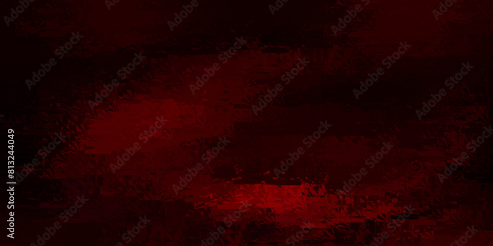 Light Red vector background with polygonal forms.