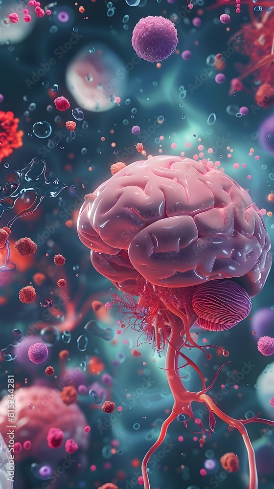 Fototapeta premium Cognitive Effects of Insulin and Glucose on Brain Function and Memory