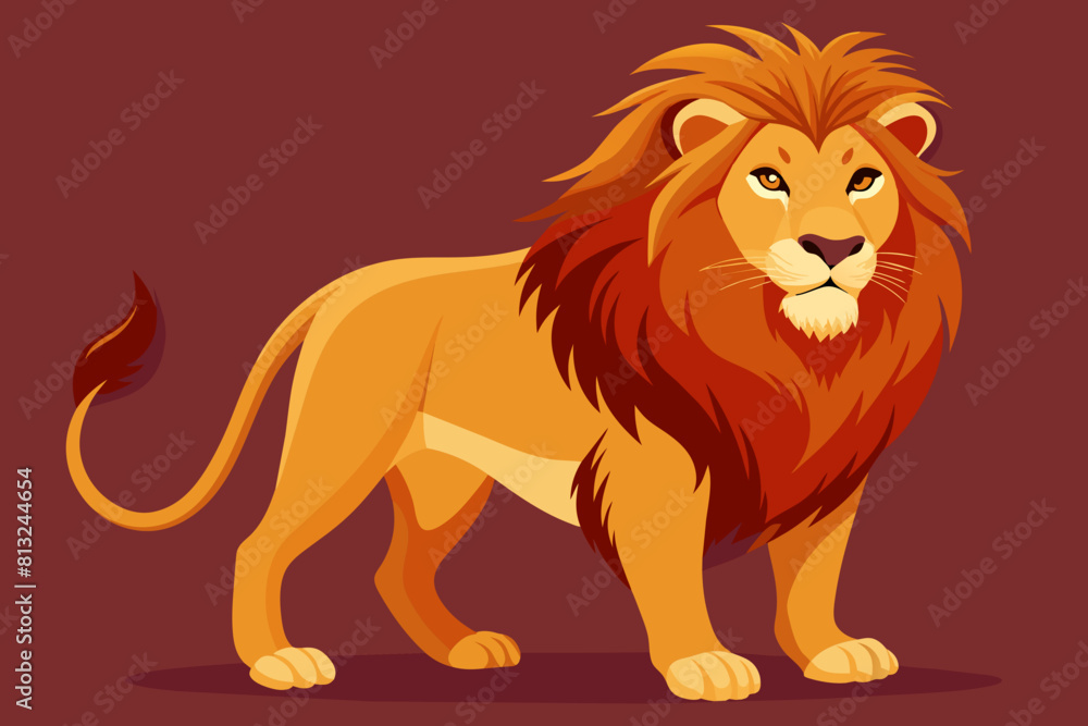 lion cartoon vector illustration lion cartoon vector illustration