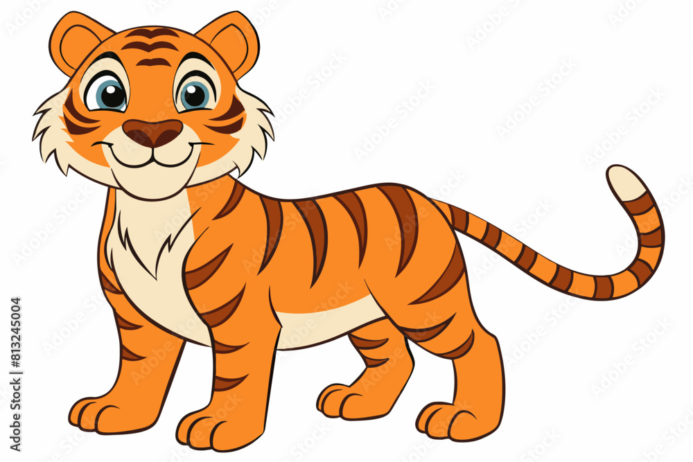 tiger cartoon vector illustration tiger cartoon vector illustration