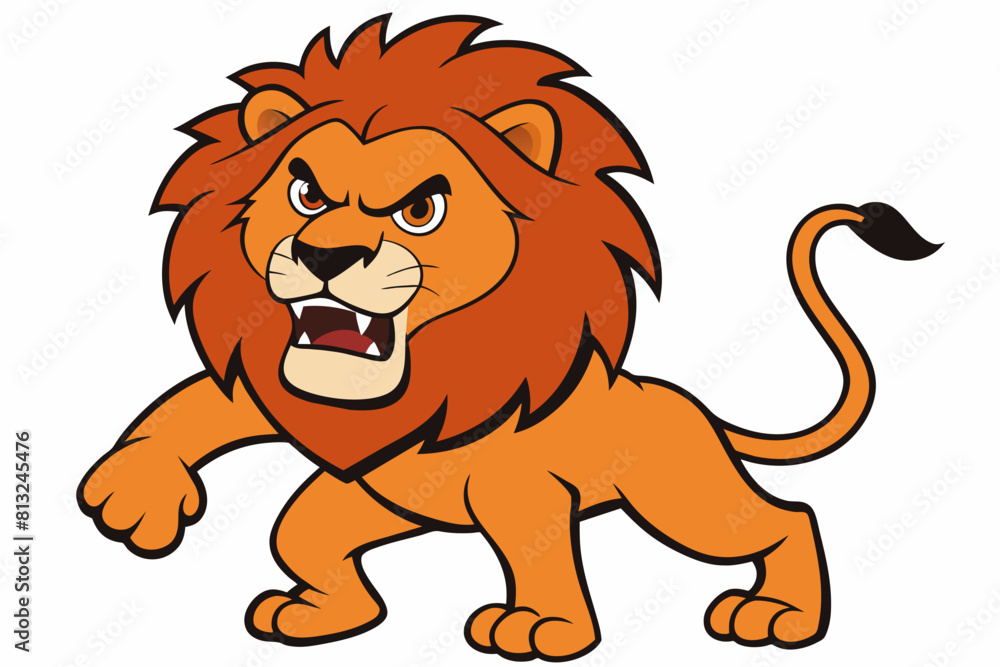 lion line art silhouette vector illustration lion line art silhouette vector illustration