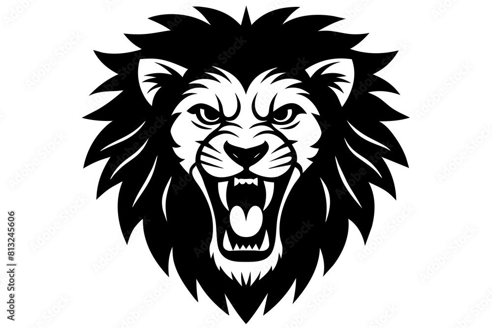 lion face cartoon vector illustration lion face cartoon vector illustration