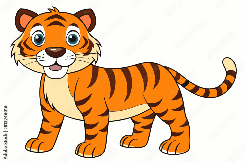tiger cartoon vector illustration tiger cartoon vector illustration