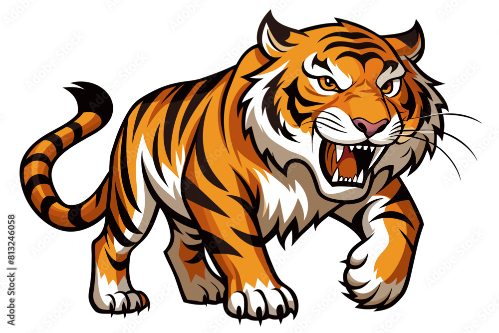tiger cartoon vector illustration tiger cartoon vector illustration