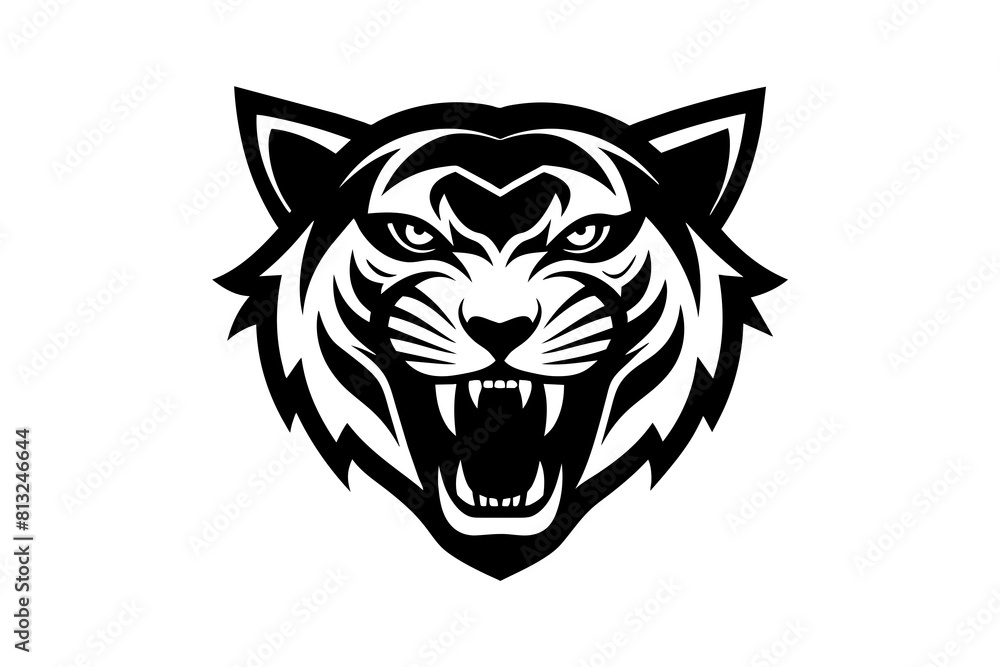 tiger face cartoon vector illustration tiger face cartoon vector illustration