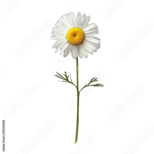 Wallpaper Mural Isolated transparent background with a lovely daisy blossom. Floral beauty concept. Torontodigital.ca