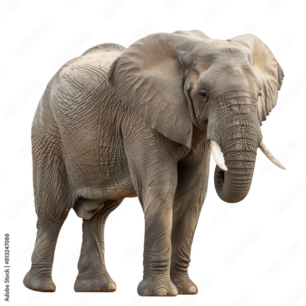 Obraz premium elephant png isolated on transparent background