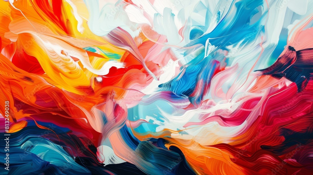 Bold, vibrant mural with stunning visual impact, Ai Generated Bold, vibrant mural with stunning visual impact, Ai Generated
