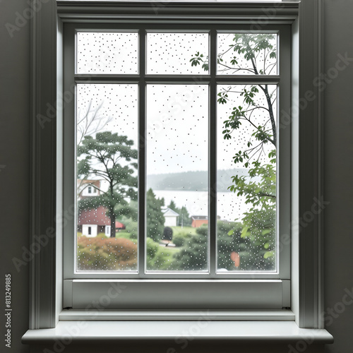 rainy window  house  door  architecture  home  wall frame 