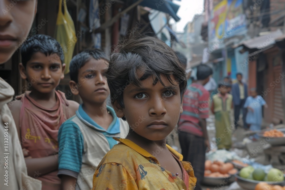Unidentified Indian child in Kolkata, India. Unidentified Indian child in Kolkata, India.