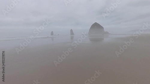 Sea Stacks on Cannon Beach along the Oregon Coast