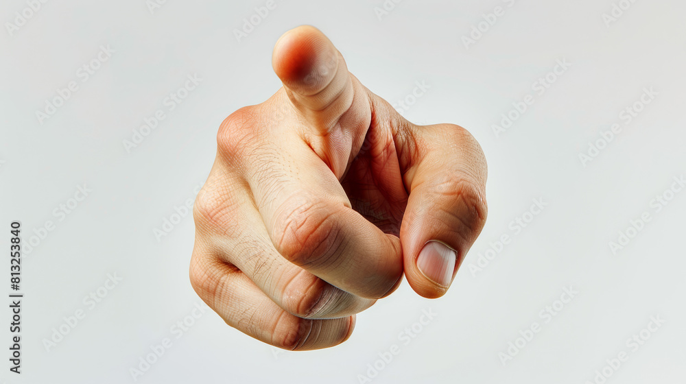 a hand pointing directly at the viewer, index finger extended a hand pointing directly at the viewer, index finger extended